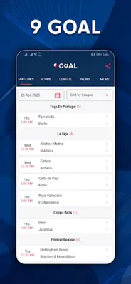 9Goal - Football Live android App screenshot 7